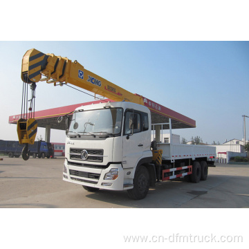 12 tons 4 section arm crane truck